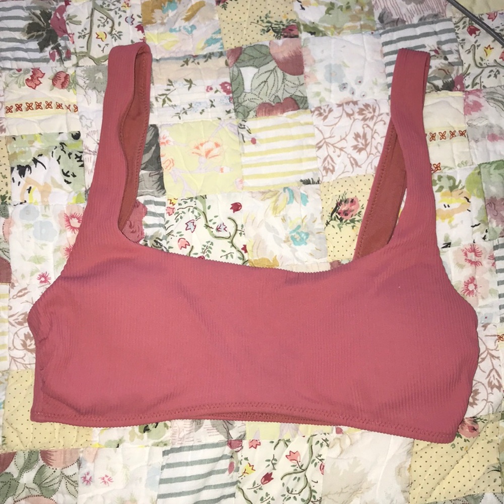 AERIE bathing suit scoop top